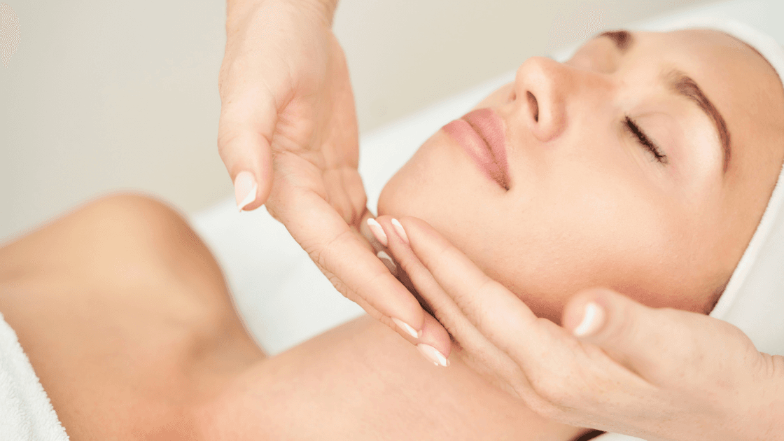 Client receiving a Skinician Purifying Facial at Merluza Hair & Beauty in Hall Green, Birmingham – deep-cleansing treatment for oily or breakout-prone skin.